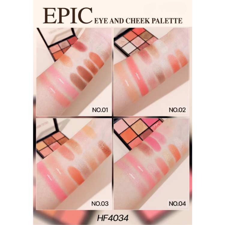 (HF4034) SIVANNA COLORS Epic Eye and Cheek Palette 20g รูปที่ 3