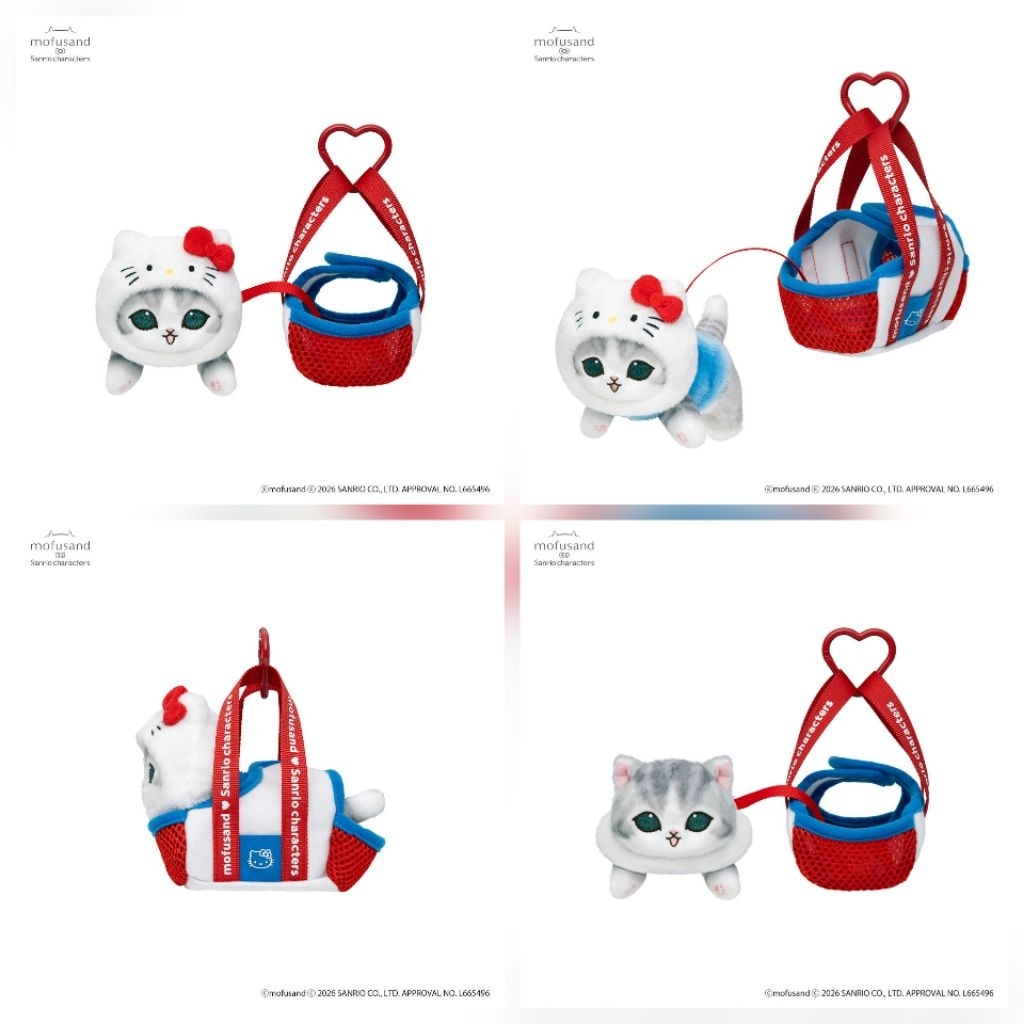 พร้อมส่ง   sanrio x mofusand แมวนำโชค jp” /คอลมูฟูซาน แมวห้อยกระเป๋า ราคา ถูกที่สุด ดีลบีเคเค แกลเลอรีภาพที่ 2