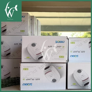 ปั๊มลมออกซิเจน SOBO AR-10/AR-20/AR-/AR-60/AR-90 เสียงเงียบ ปรับแรงลมได้