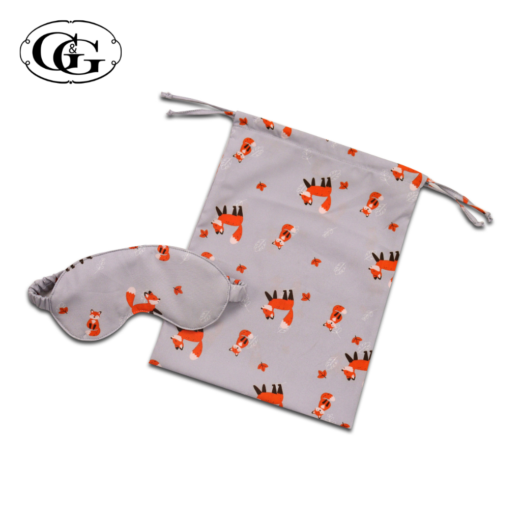 (สินค้าของแถมเท่านั้น) G&G EYE MASK & CLOTH BAG G&G ผ้าปิดตาและกระเป๋าผ้า