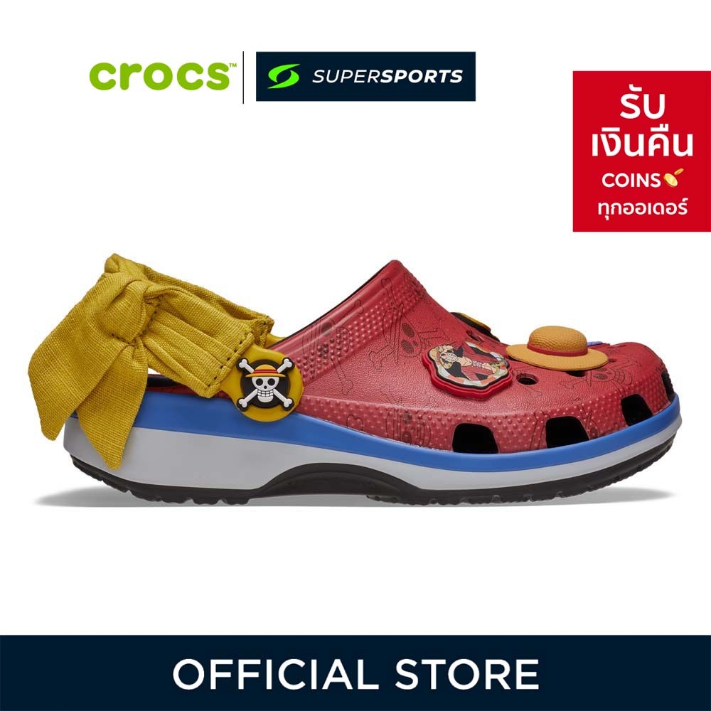 CROCS One Piece Luffy Classic Clog Toddler รองเท้าลำลองเด็ก