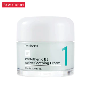 NUMBUZIN No.1 Pantothenic B5 Active Soothing Cream ผลิตภัณฑ์บำรุงผิวหน้า 80ml