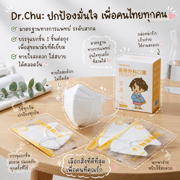 3Dเด็กโตกล่อง30ชิ้น(สีขาว)-รุ่นกล่องพรีเมี่ยม