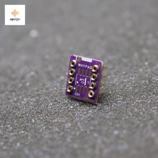 Ultra-Low ESR Multi-Stage Decoupling บอร์ดอัปเกรดระบบไฟ สำหรับ Dual Op-amp