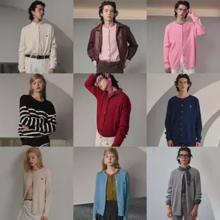 (Pre เทาเข้ม,เหลือง S-L15-20วัน) Bemingtop643(S-XL) - BMG Knit Cardigan (โพส2)