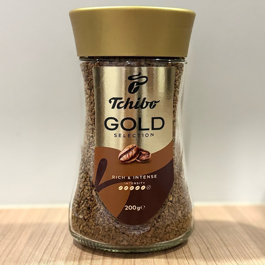 exp.07 2027 | Tchibo GOLD Selection 200g. 🇩🇪 ทชิโบ โกลด์ ซีเล็คชั่น กาแฟสำเร็จรูป 200 กรัม กาแฟนำเข้