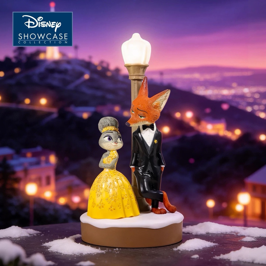 โคมไฟดิสนีย์ zootopia nick and judy in disney showcase collection