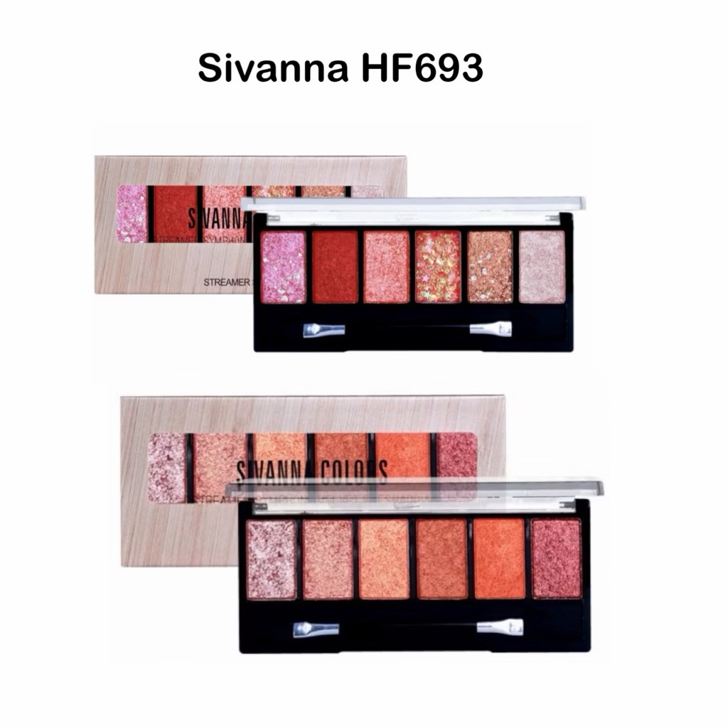 Sivanna hf693 อายแชโดว์ ซีเวนน่า เนื้อดินน้ำมันตินทน สีชัดเจน