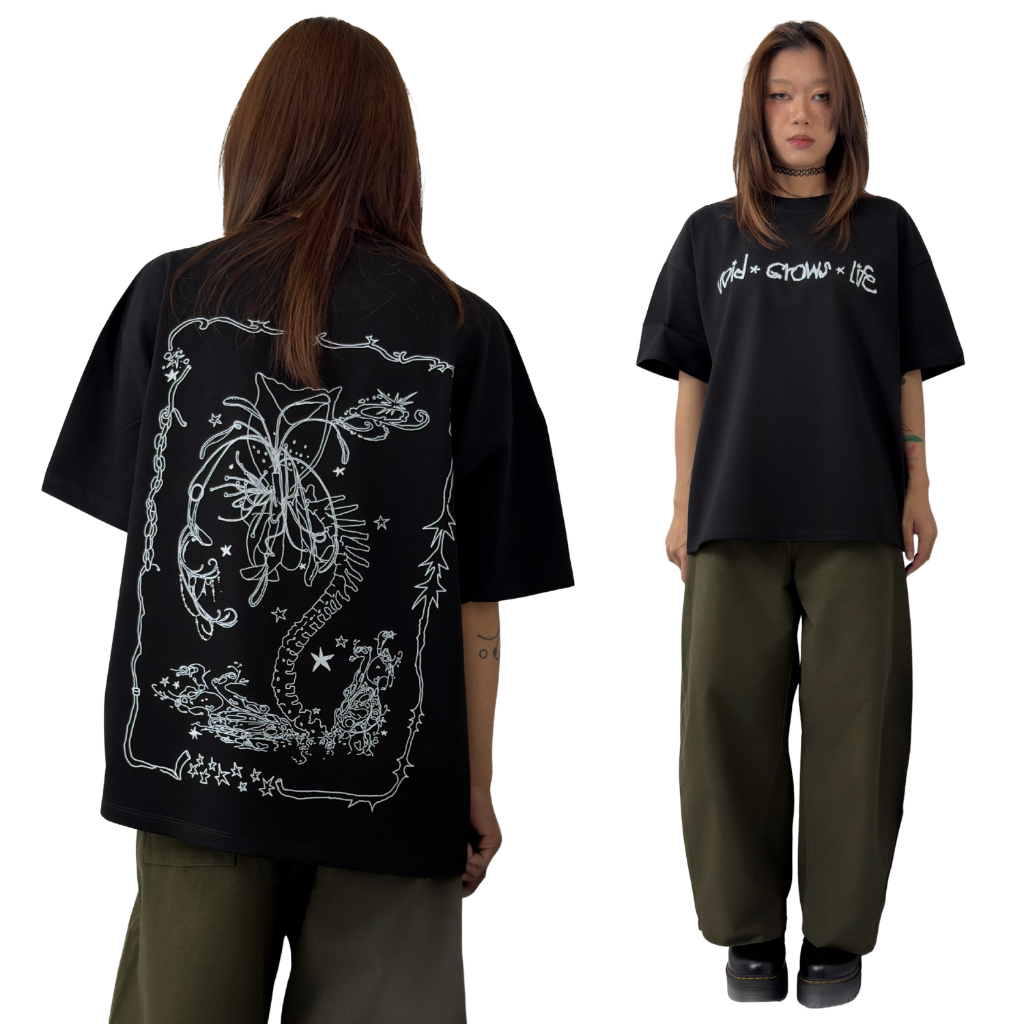 (Pre-order4-7days) redolence.studio Void Grows Life tee เสื้อยืด ทรงโอเวอร์ไซซ์