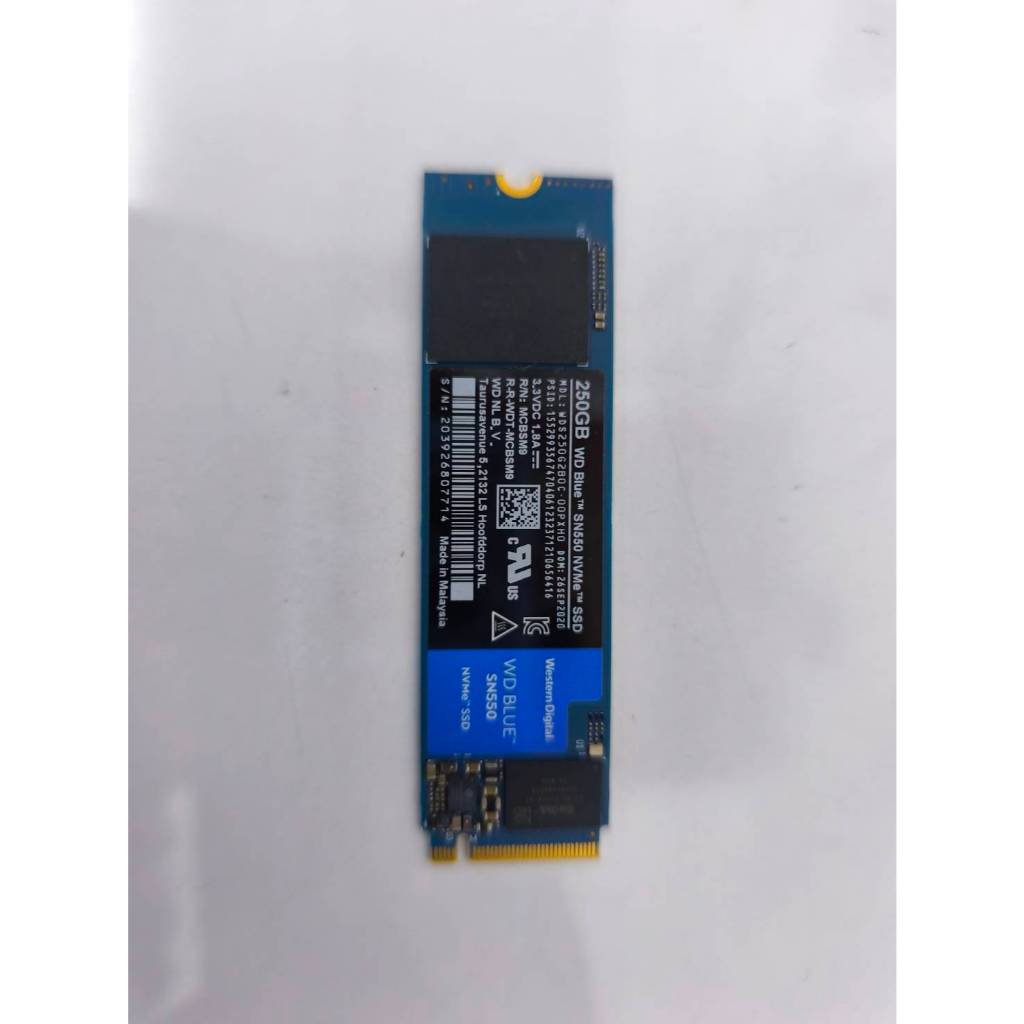 พร้อมส่ง SSD 250GB WD BLUE SN550 PCIe/NVMe M.2 2280