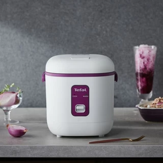 TEFAL หม้อหุงข้าว Mini รุ่น RK1724T0 สีครีม / เขียว และรุ่น RK1721T0 สีขาว / ม่วง ความจุ 0.4 ลิตร 220 วัตต์