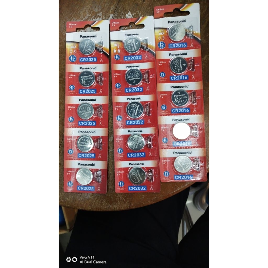 (สินค้าพร้อมส่ง)ถ่านLithium Panasonicของแท้No, CR2016,CR2025,CR2032