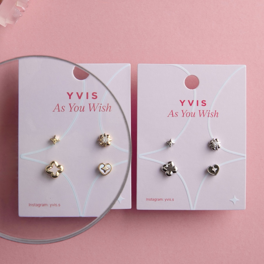 YVIS My Love Set Brass Earring - Mon Amour Collection