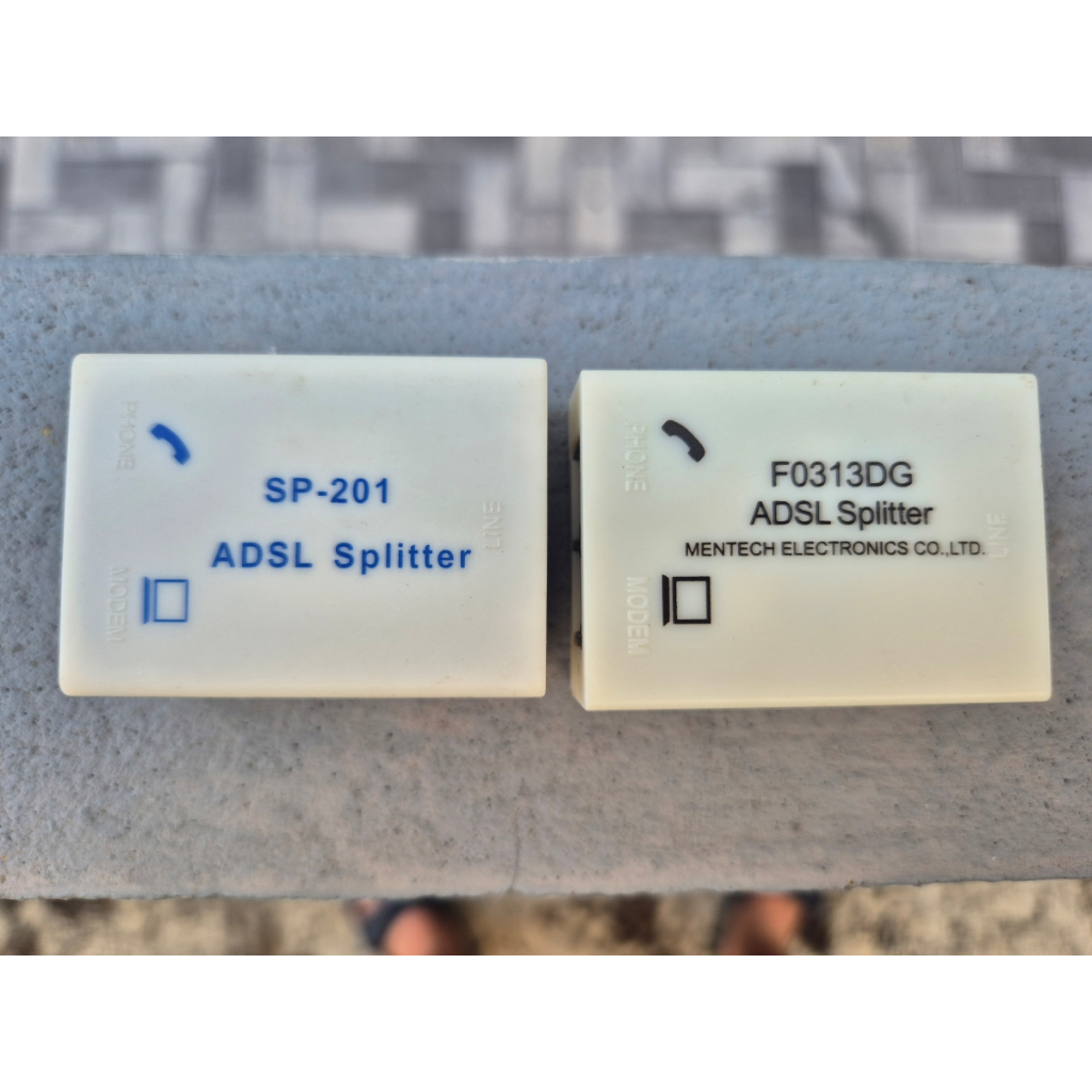 กล่อง ADSL Splitter RJ11 กล่องแยกสัญญาณเน็ตและโทรศัพท์