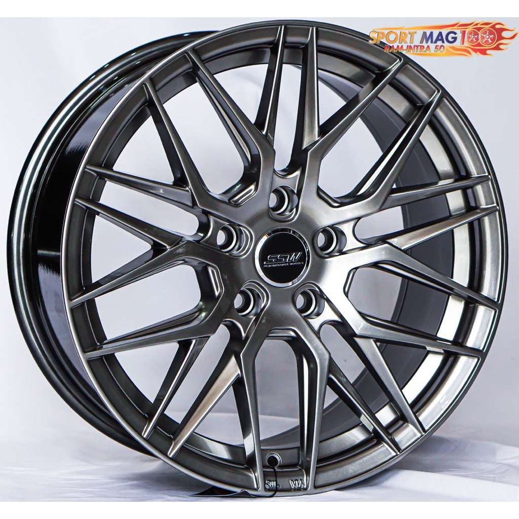 ล้อแม็กใหม่ SSW Vorsteiner S348 5รู114 ET38 ไฮเปอร์แบล็ค 8-17นิ้ว
