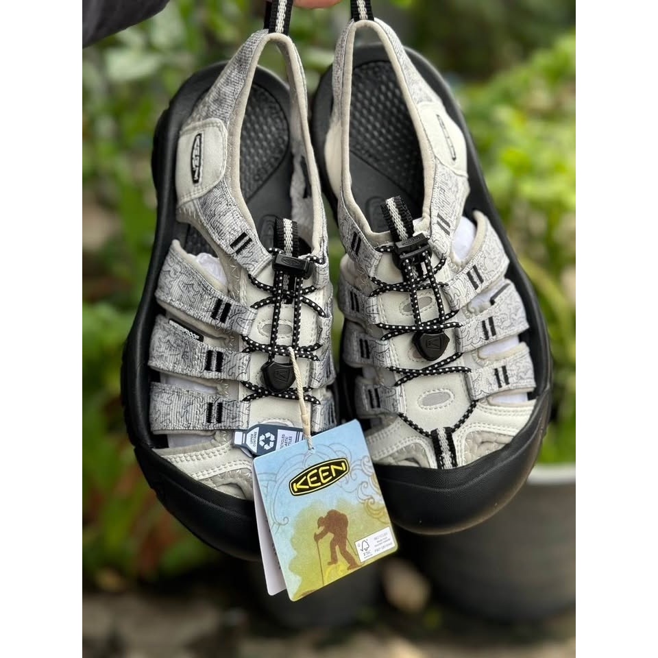 KEEN รองเท้าแตะหุ้มนิ้วทางน้ำ ซับในนุ่มระบายอากาศ กันลื่นโคลน กันกระแทกเต็มเท้า เป่าแห้งเร็ว เดินป่าทั้งวันสบาย ราคา ถูกที่สุด ดีลบีเคเค แกลเลอรีภาพที่ 6
