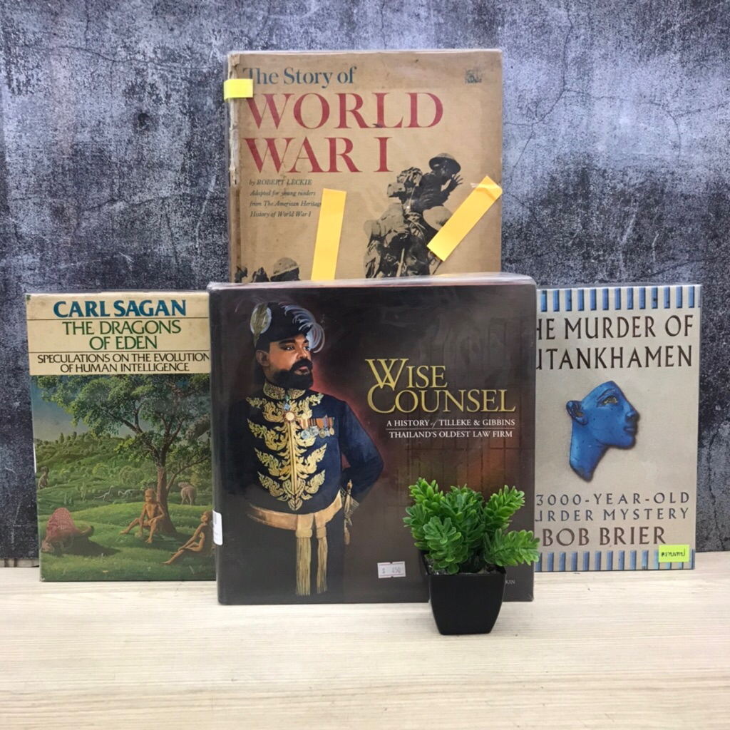 📜The Dragons Of Eden V4078 The Murder  Of Tutankhamen V4079 Wise Counsel V4080 The Story Of World Wa