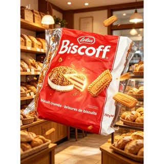 Lotus Biscoff Crumble 750g บิสกิตคาราเมลบดละเอียด