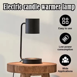 โคมไฟอุ่นเทียน Candle Warmer Timer โคมไฟเทียนหอมโคมไฟตั้งโต๊ะอุ่นเทียนหอม หรี่แสงได้ โคมไฟละลายเทียนหอม