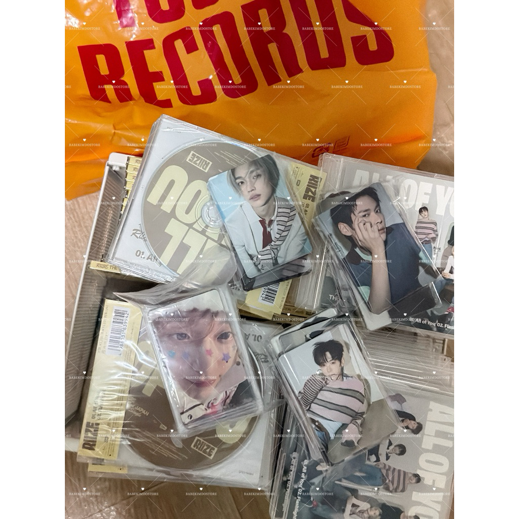(พร้อมส่ง) RIIZE - ALL OF YOU Tokyo Dome. (จุ่มการ์ด 1 ซองได้การ์ดบั้ม 2 ใบ หรือ POB 1 ใบ)
