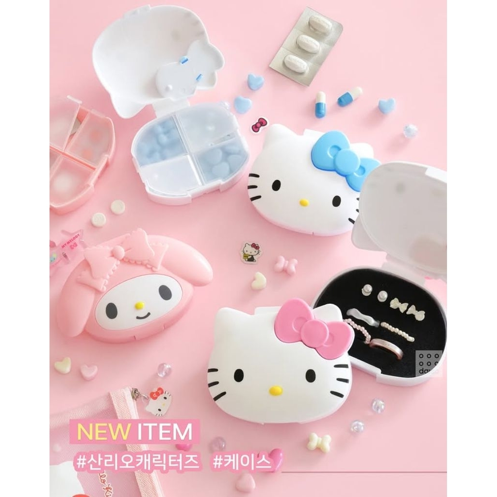 กล่องใส่ Jewelry กล่องใส่ยา Hello Kitty