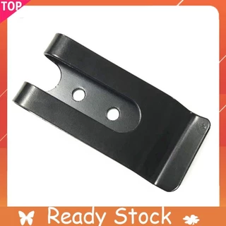 คลิปเข็มขัดโลหะ 54x25 มม. รูคู่ Loop Clasp อุปกรณ์เสริมสําหรับกระเป๋าสตางค์ Pouches