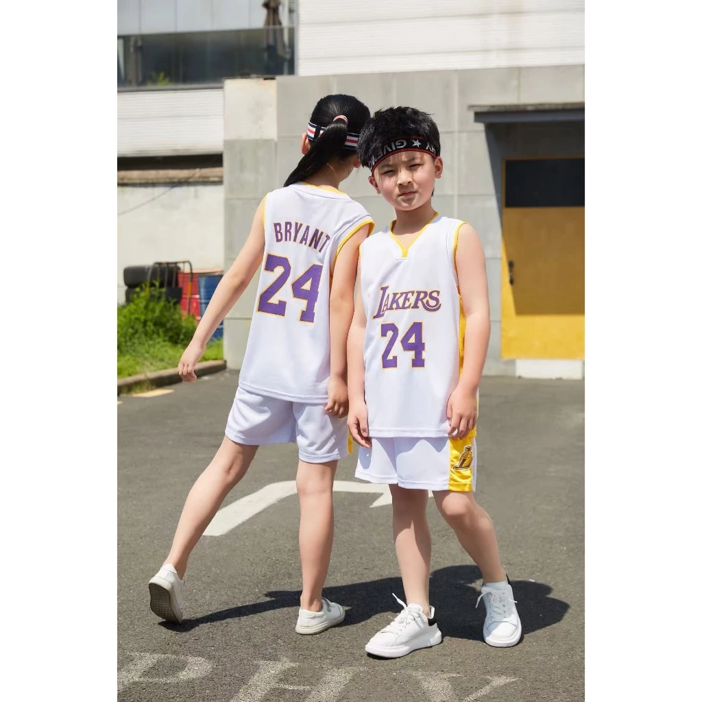 ชุดบาสเกตบอลเด็ก ชุดการแสดง ชุดกีฬา เสื้อยืด