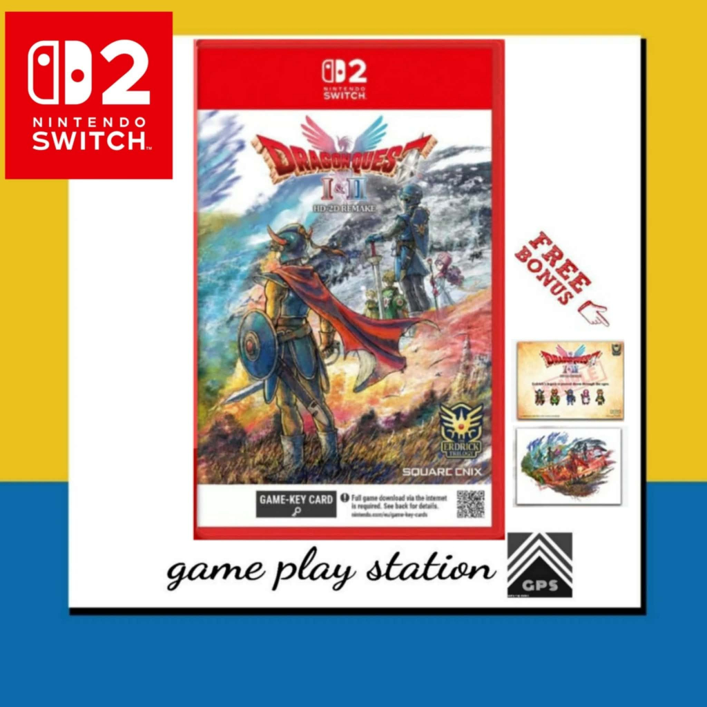 Ns2 nintendo switch 2 dragon quest 1 & 2 hd 2d remake ( english asia )