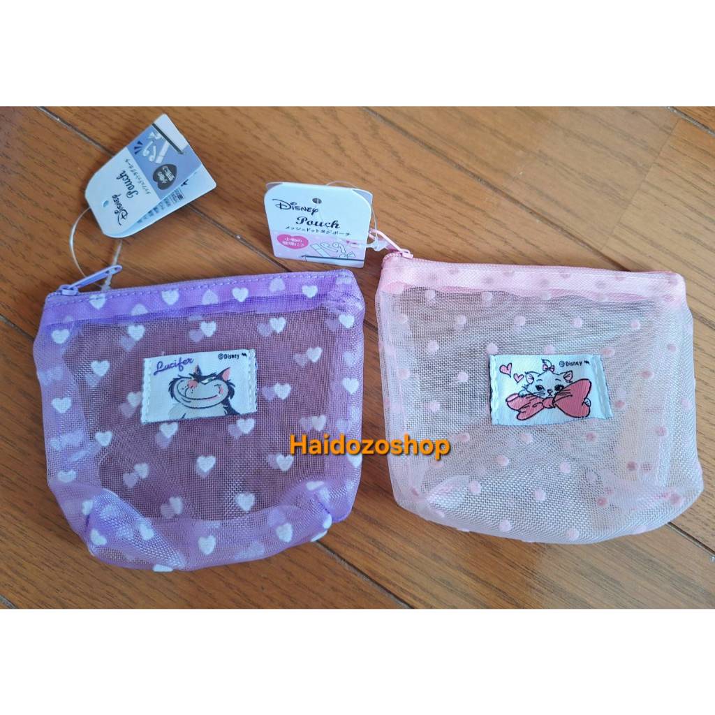 See-through Pouch กระเป๋าใส่เหรียญซีทรู สุดน่ารัก ลูกคุณหนูสุดๆ ลิขสิทธิ์จากดีสนีย์ญี่ปุ่น สินค้าพร้อมส่งจากไทย