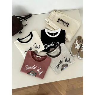 การอัปเกรดอย่างครอบคลุม เสื้อคอกลมสไตล์เกาหลีสำหรับฤดูร้อน ดีไซน์น่ารัก มีไซส์ M-3XL จัดส่งจากกรุงเทพฯ จัดส่งรวดเร็ว