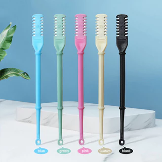 Novvia เครื่องตัดขนจมูก เครื่องตัดขนจมูก ฟันหวี เครื่องตัดขนจมูกแบบหมุน ปลอดภัย และไม่ระคายเคืองต่อผิวหนัง