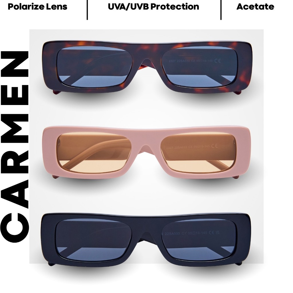 Carmen - Ramil 90’s Eyewear แว่นตากันแดดแบรนด์ไทย เฟรม Acetate ป้องกันรังสี UV400