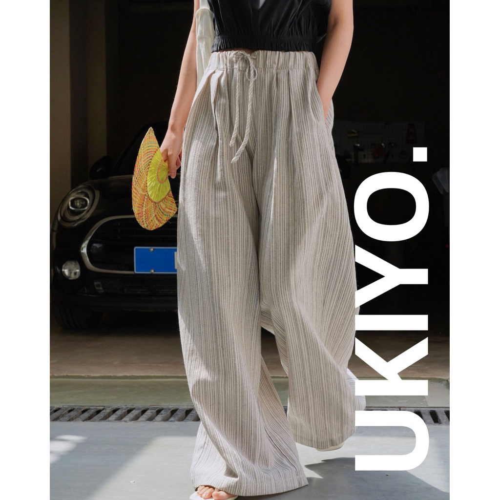 Suzukaze Pants กางเกงขายาวสไตล์มินิมอล Japanese summer style