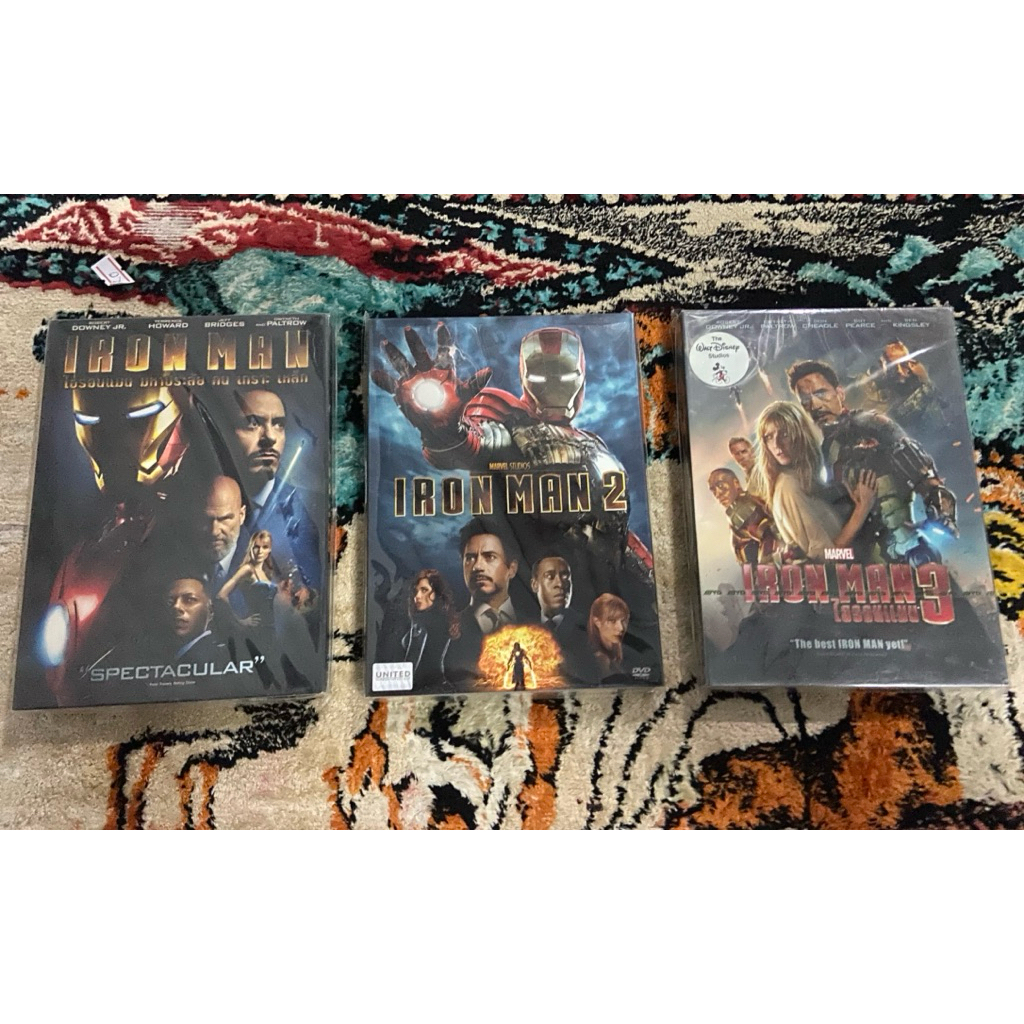 DVD หนัง IRON MAN 1-3 ปกสวมมือ2แผ่นแท้มีเสียงไทย 1471