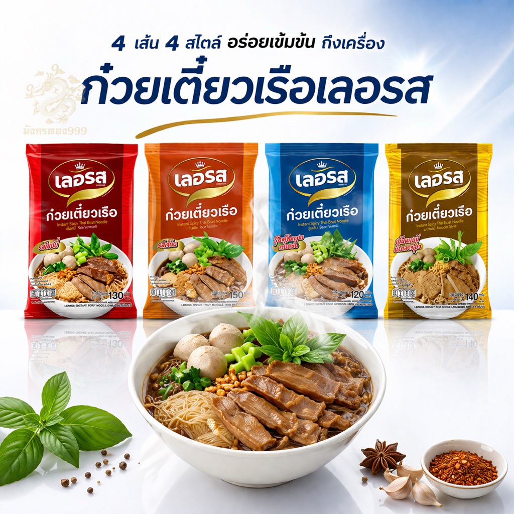 เตี่ยวเรือ ผัดไทย ราดหน้า ผัดหมี่ กึ่งสำเร็จรูป  พร้อมรับประทาน
