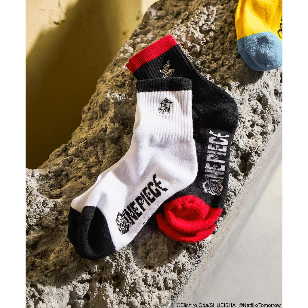 niko and ... [Netflix Live-Action Series "ONE PIECE"] Collaboration Embroidered 2-Pack Socks