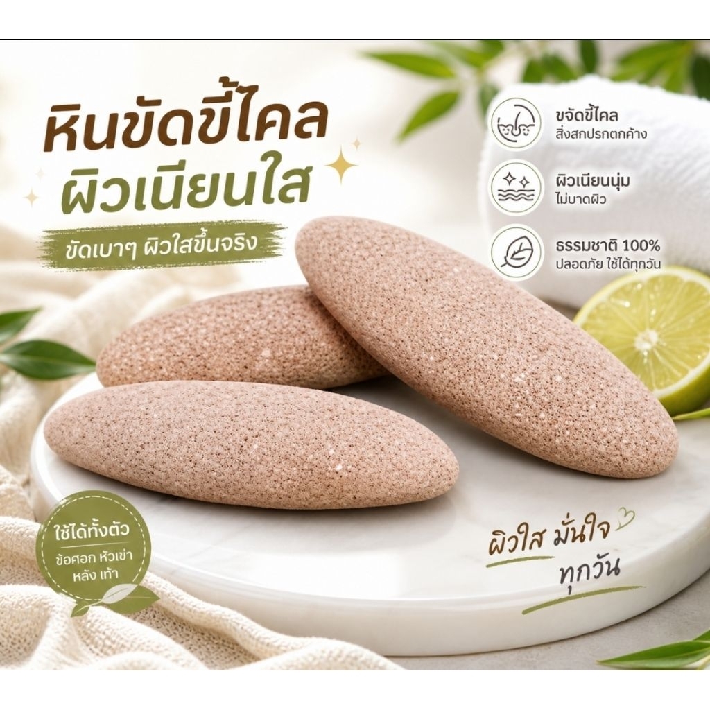 ก้อนหินขัดขี้ไคลพม่า