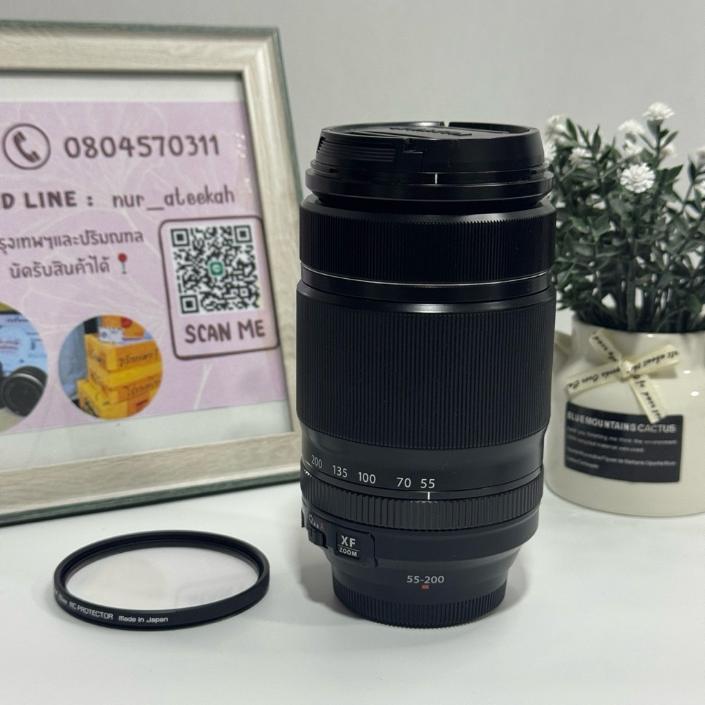 เลนส์ซูมฟูจิมือสอง Lens Zoom Fujinon XF 55-200 mm เลนส์ซูมเทเลโฟโต้