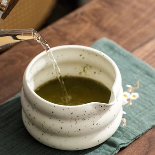 SunYoung ถ้วยมัทฉะเซรามิก 1 ชิ้น Matcha Bowl Chawan ถ้วยชา สไตล์ญี่ปุ่น โฮมคาเฟ่