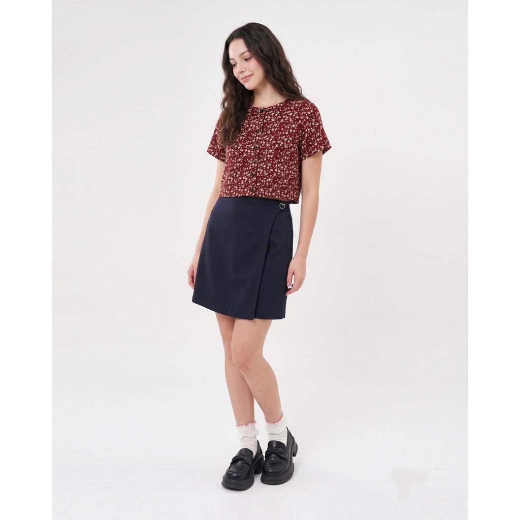 AMILA Skirt AM-S316 สูทติ้งสเปนเด็กซ์ แบบสั้น IGPU26-5 PCE1090