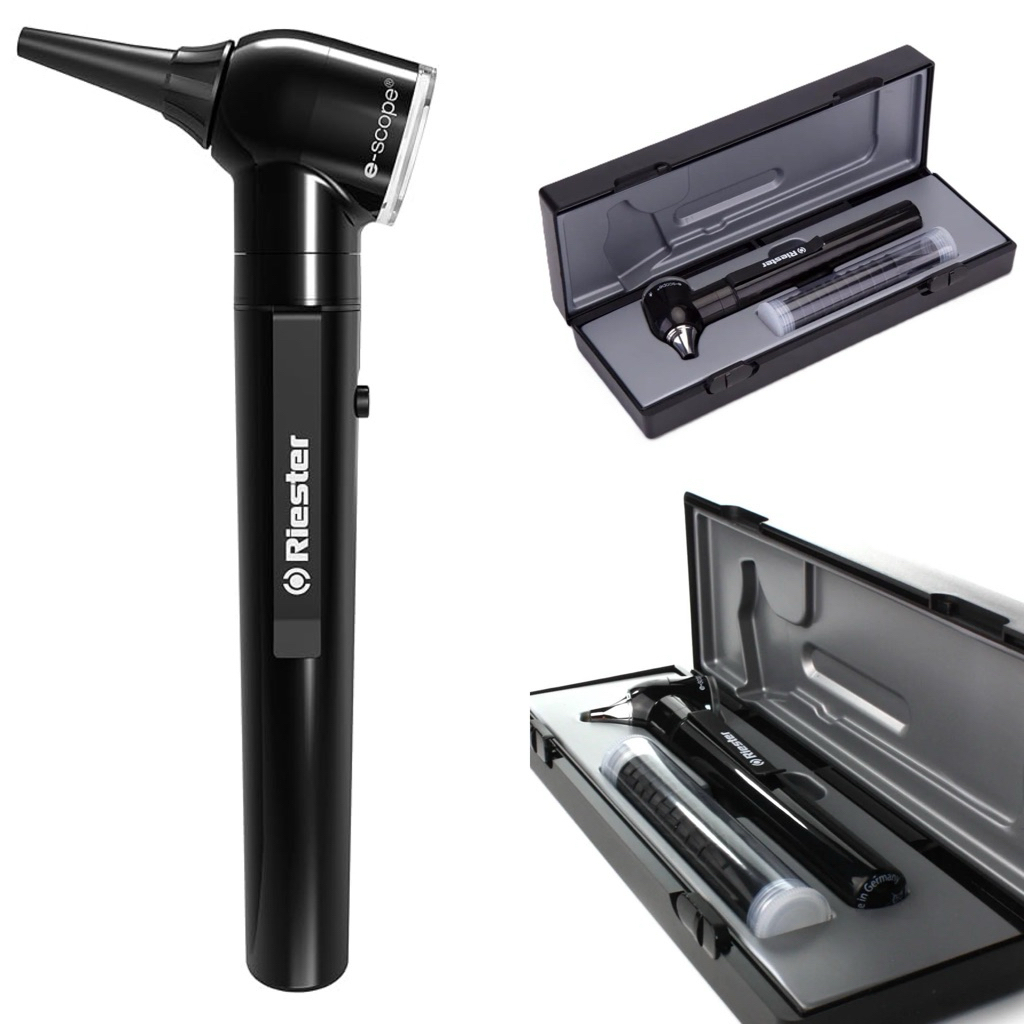 🇩🇪ประเทศเยอรมัน🇩🇪ชุดตรวจหู RIESTER F.O. Otoscope รุ่น e-scope, XL 2.5V (R2111-202)