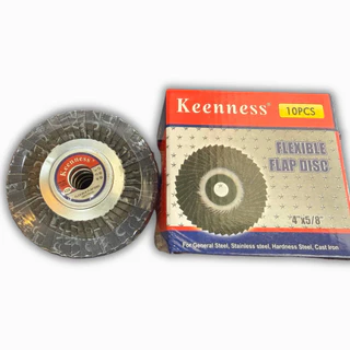 ผ้าทรายเรียงซ้อนหลังอ่อน 4 นิ้ว Flexible Flap Disc ขัดเรียบ เนียน ไม่กินเนื้อชิ้นงาน พร้อมส่ง