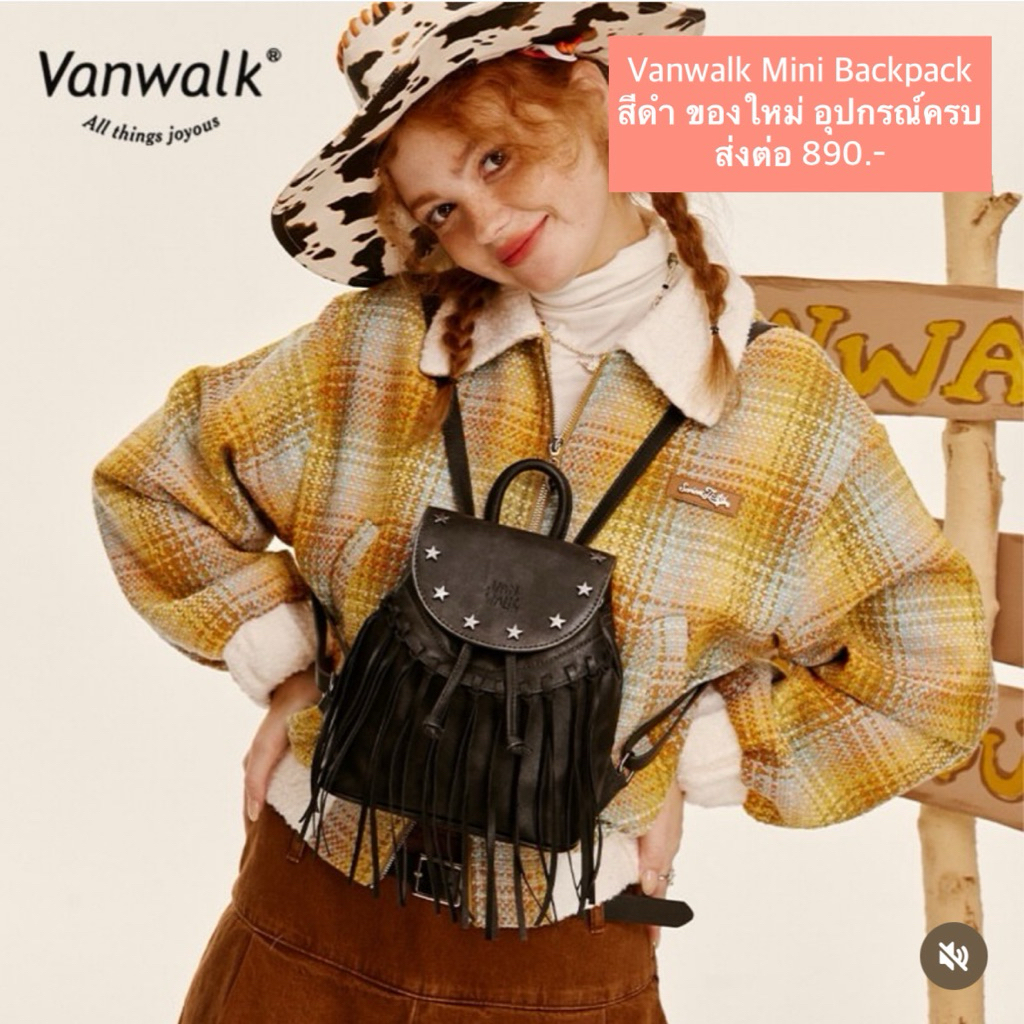 Vanwalk Mini Backpack ของใหม่