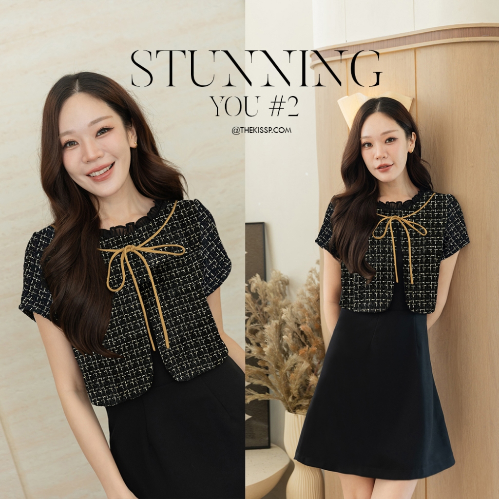 LOT 5 : BEST STUNNING YOU' dress ( NEW PRINT02 tweed SPECIAL collection )
