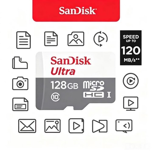 Sandisk Ultra Micro SD Card Class10 ของแท้ เมมโมรี่การ์ด TF Card 32GB-1TB ใช้กล้องวงจรป