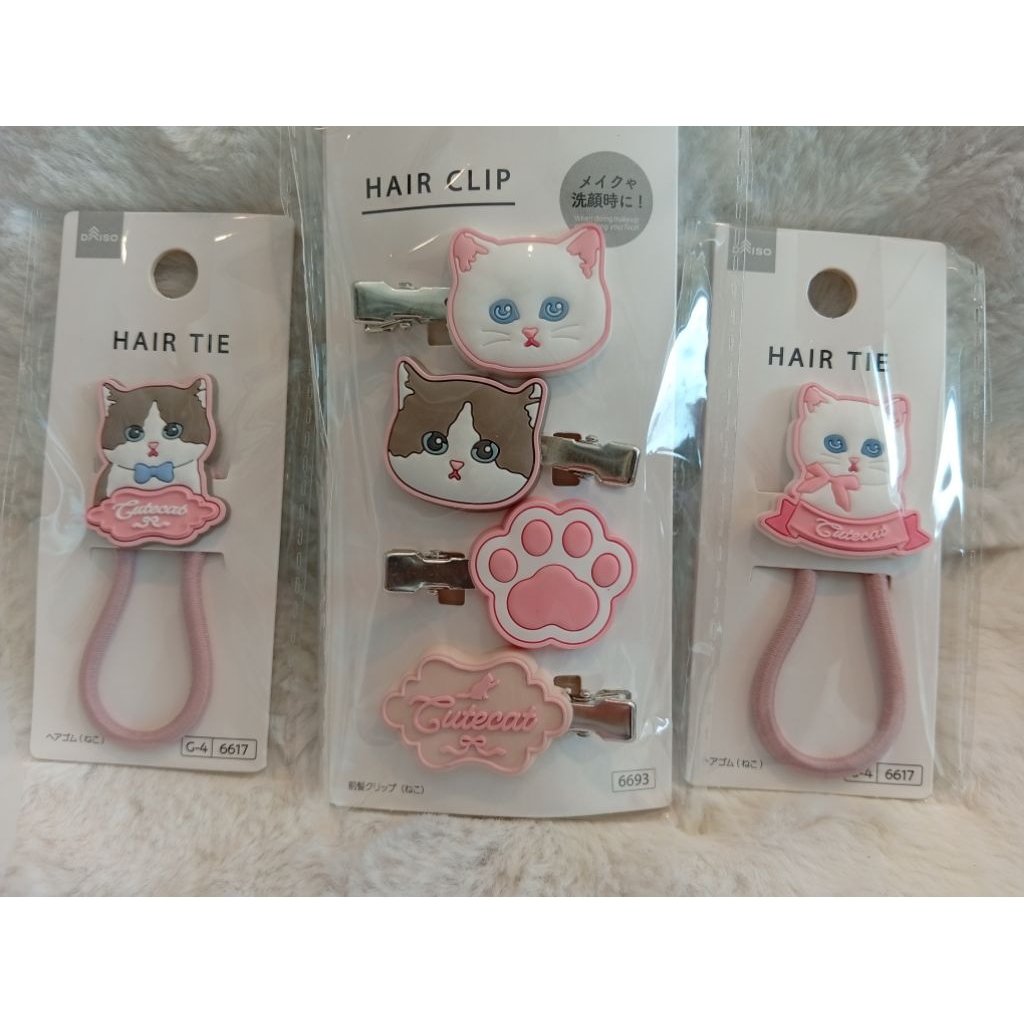 🇯🇵 กิ๊บติดผม&ยางรัดผม ลายแมว 🍓 นำเข้าจากญี่ปุ่นแท้100%✅