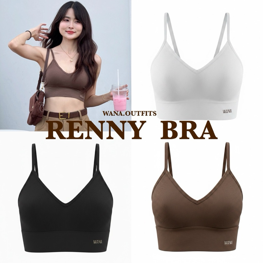 Wana.Outfits - Renny Bra บราผ้ายืดเว้าหลัง มีฟองน้ำในตัว