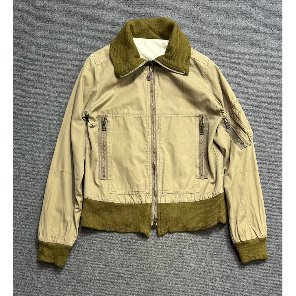 mihara yasu..khaki cotton bomber jacket(used)