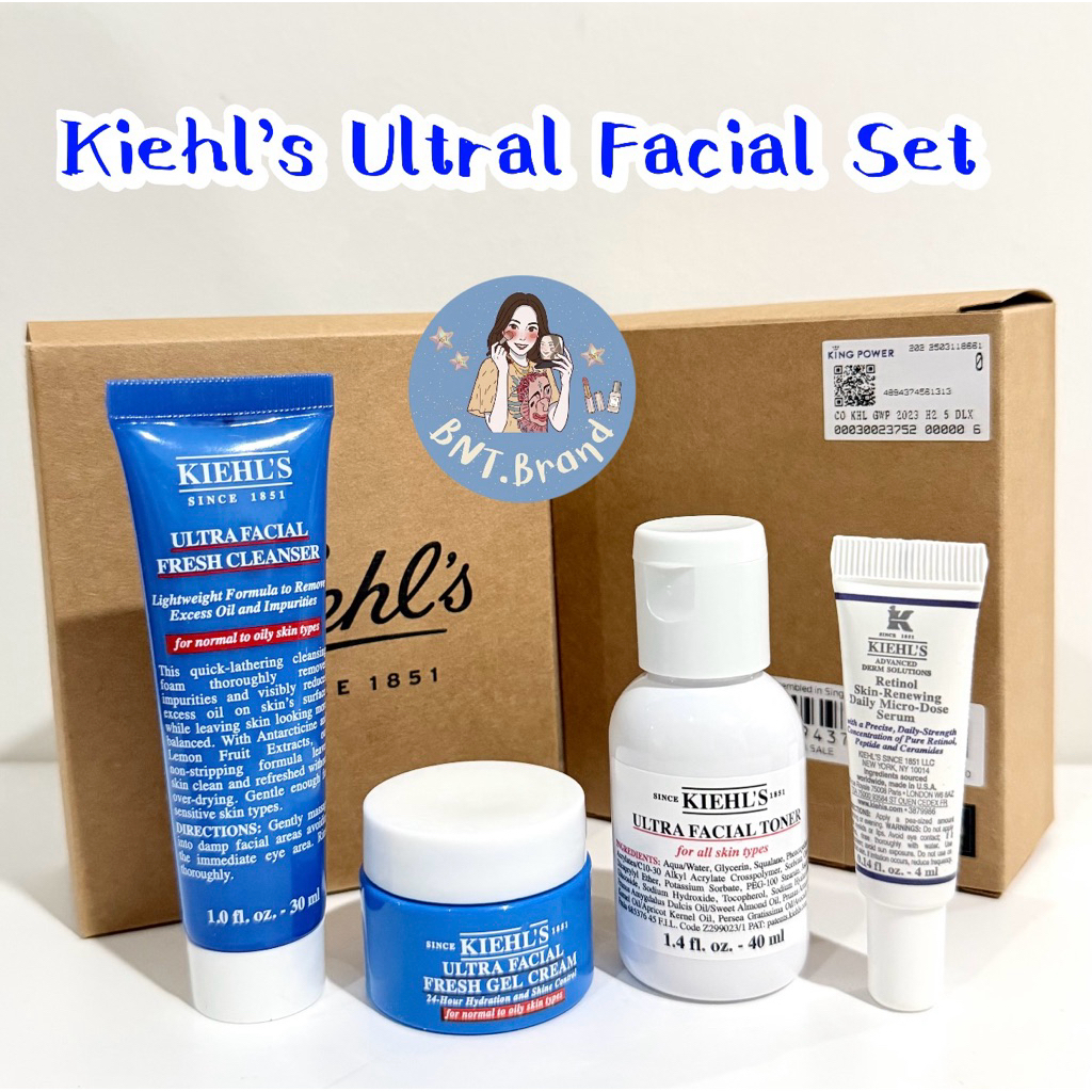 💥Kiehl’S Set💥 บำรุงหน้าขนาดพกพา (แท้ 💯 จาก King Power)