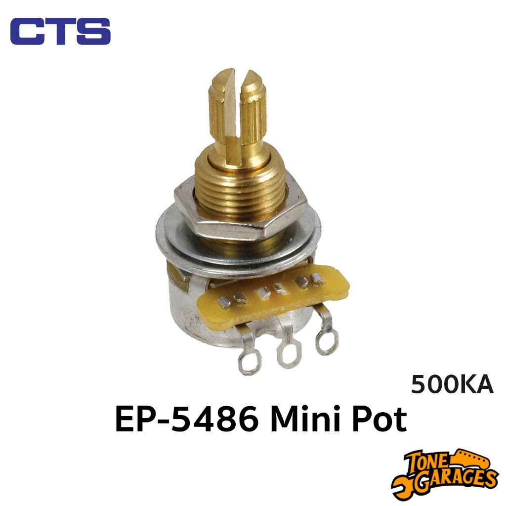 CTS Mini Pot 500KA Audio Taper มินิพ็อต กีต้าร์ เบส ของแท้ 100% EP-5486